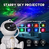 baratos luzes do projetor de galáxia estrela-astronauta projetor galáxia nebulosa teto galáxia luz projetor projetor estrela com 8 modos nebulosa 360 luz noturna estrela ajustável para crianças adultos decoração de sala de festa remoto
