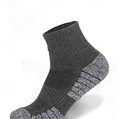 abordables Calcetines de running-calcetines de compresión de talla grande calcetines deportivos deportivos calcetines para correr 1 par de calcetines a rayas antideslizantes transpirables absorbe el sudor cómodo entrenamiento de