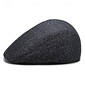 levne Pánské klobouky-Pánské PLacatá čepice Klobouk Ascot Novinářský klobouk Hnědá Šedá Polyester Módní Na běžné nošení Bristké ulice Denní Pléd Nastavitelná Prodyšné
