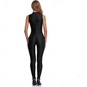 olcso Matt-Zentai öltöny Szerepjáték Jelmezek Bőrruházat Nindzsa Farsangi jelmez Overall Királyok napja Női Akrobatatrikó Szexi jelmez Tömör szín Spandex Lycra Ruha mert Mindszentek napja Farsang Álarcos