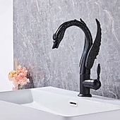 abordables Robinets de lavabo-Robinet lavabo - Classique Plaqué Set de centre Mitigeur un trouBath Taps