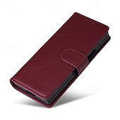 お買い得  サムスン用ケース-電話 ケース 用途 サムスンのギャラクシー Zフォールド6 Z Fold 5 Z Fold 4 Z Fold 3 ウォレットカードケース スタンド付き 磁石バックル リストストラップ付き レトロ風 TPU PUレザー