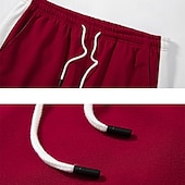 رخيصةأون بذلات رياضية أساسية-رجالي بدلة رياضية بذلة رياضة سويت شيرت بسحاب كامل أسود أخضر كاكي رقبة طوقية مرتفعة ألوان متناوبة بقع قطعتين الرياضة &amp; في الخارج مناسب للبس اليومي مناسب للعطلات أناقة الشارع أساسي كاجوال ربيع &amp; الصيف