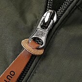 voordelige Softshell, fleece &amp; wandeljacks-Voor heren Softshell jas Wandeljack Buitenshuis Winddicht Lichtgewicht Windjack Reizen Zwart Leger Groen Blauw Khaki Grijs