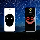 Χαμηλού Κόστους Πρωτότυπα-Πλήρης έγχρωμη μάσκα φωτός led που αλλάζει μάσκα προσώπου στηρίγματα μπάρας πάρτι σκηνικά επεξεργασίας εφαρμογών