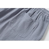 economico Casa-Per uomo Pantaloncini Estivi Tasca Tinta unita All&#039;aperto Sportivo Corto Vacanza Casuale Casual Verde militare Nero Vita Bassa Micro-elastico
