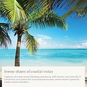 Недорогие Тапестри́ на океа́нском пляже-пейзаж природа большой настенный гобелен арт-деко одеяло занавеска пикник стол скатерть висит дом спальня гостиная общежитие украшение пляж серия кокосовая пальма синее море белое облако синее небо