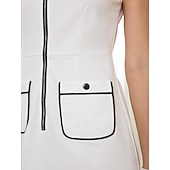 economico Abiti da golf-Per donna vestito da golf Bianco Senza maniche Vestiti Abbigliamento da golf da donna Abbigliamento Abiti Abbigliamento