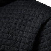 billiga bashuvtröjor för män-Herr Våffla hoodies Huvtröja Svart Vit Ljusgrå Mörkgrå Huva Slät Ficka Sport &amp; Utomhus Dagligen Helgdag Polyester Streetwear Grundläggande Ledigt Vår &amp; Höst Kläder Pull Tröjor Långärmad