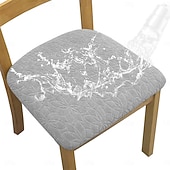 billiga Matstolsöverdrag-matstolsöverdrag geometriskt tryckt överdrag - modern och snygg geometrisk design - mjukt och töjbart tyg - skyddar och framhäver dina stolar - perfekt för hem och matsal