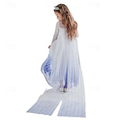 ieftine Costume pentru fete-Basm Regina Zăpezii Înghețat Prințesă Elsa Ținute Rochie de fete cu flori Costum de petrecere tematică Cosplay for Fete Copii Crăciun Carnaval Zuia Copiilor Petrecere / Seara