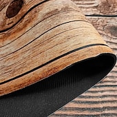 baratos Capacho-capacho tapete antiderrapante anel de árvore tronco 3d madeira log impressão área tapete tapete banho waterasorb para interior pátio ao ar livre quarto cozinha escritório