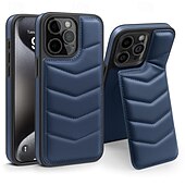 お買い得  iPhone用ケース-電話 ケース 用途 iPhone 16 iPhone 15 プロマックスプラス iPhone 14 13 12 11 Pro Max Plus バックカバー スタンド付き 磁石バックル ワイヤレス充電をサポート レトロ風 TPU PC PUレザー