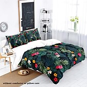 economico Set copripiumino-copripiumino con piante tropicali - include copripiumino e federe - design botanico lussureggiante e vivace - tessuto morbido e confortevole - perfetto per aggiungere un tocco rinfrescante all&#039;arredamento della tua camera da letto