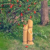 cheap Pathway Light-Outdoor Garden Lamp IP65 bamboo Shape for Garden yard villa Decoration IP65 Waterproof Resin bamboo Yard Garden Decor Sculptures