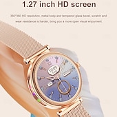 abordables Pulseras inteligentes-696 CF37 Reloj inteligente 1.27 pulgada Pulsera inteligente Bluetooth Podómetro Recordatorio de Llamadas Seguimiento del Sueño Compatible con Android iOS Mujer Hombre Llamadas con Manos Libres