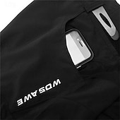 billiga Cykelshorts-WOSAWE Herr Cykelshorts Cykel Shorts Smal passform sporter Andningsfunktion Snabb tork Hög Elasisitet Bekväm Svart Rosa Kläder Cykelkläder