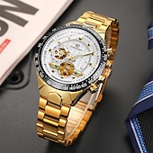 abordables Montres mécaniques-FORSINING Hommes Montre Mécanique Extérieur Sportif Mode Montre Bracelet Remontage automatique Lumineux IMPERMÉABLE Décoration Acier Suivre