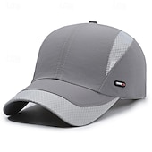 billiga Baseballkeps herr-Herr Basebollkeps Solhatt Trucker Hat Svart Marinblå Chinlon Lappverk Mode Ledigt Gata Dagligen Färgblock Justerbara Solskyddskräm Andningsfunktion
