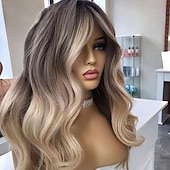 voordelige Pruiken van echt haar, met kanten voorzijde-Remy mensenhaar 13x6 sluiting 4x13 Sluiting 4x4 Sluiting Pruik Zijdeel Middelste stuk Gratis deel Braziliaans haar Body Golf Golvend Bruin Blond Meerkleurig Pruik 130% 150% 180% Haardichtheid met