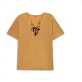 preiswerte Basic-T-Shirts-Herren T Shirt T-Shirt Langarm V Ausschnitt Frühling &amp; Sommer Einfach Mode Designer Basic Schnürung Urlaub Straße Ausgehen Schwarz Blau Grün Top T-Shirt für Herren
