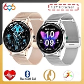 זול צמידים חכמים-696 NX23PRO שעון חכם 1.27 אִינְטשׁ צמיד חכם שעון חכם Blootooth מד צעדים מזכיר שיחות מעקב שינה מותאם ל אנדרואיד iOS נשים שיחות ללא מגע יד מזכיר הודעות IP 67 מארז שעון 43 מ&quot;מ