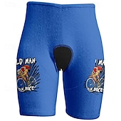 billige Shorts, tights og bukser for menn-Herre Sykkelshorts Sykkel Shorts Slank Fasong sport Grafisk Pustende Hurtigtørkende Høy Elastisitet Bekvem Gul Rosa Klær Sykkelklær