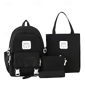 economico Borse per libri-zaini per la scuola set di zaini con borsa tote borsa a tracolla astuccio zaino in stile cartone animato regali per il rientro a scuola