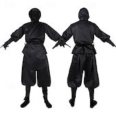 levne Pánské kostýmy-Ninja Cosplay kostým Dospělé Pánské cosplay Výkon Párty Karneval Plesová maškaráda Jednoduchý karnevalový kostým