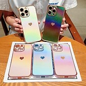 Недорогие Чехлы для iPhone-телефон Кейс для Назначение айфон 16 Айфон 15 Про Макс Плюс iPhone 14 13 12 11 Pro Max Plus Кейс на заднюю панель Блеск Блеск Блестящий Защита от удара ТПУ Покрытие