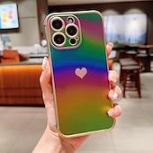 Недорогие Чехлы для iPhone-телефон Кейс для Назначение айфон 16 Айфон 15 Про Макс Плюс iPhone 14 13 12 11 Pro Max Plus Кейс на заднюю панель Блеск Блеск Блестящий Защита от удара ТПУ Покрытие