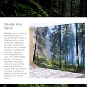 economico Arazzo della Foresta-Arazzo Da Parete Grande Stampato Con Foresta Naturale Arazzi Da Parete Bohémien Economici Da Appendere A Parete Con Mandala