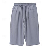 economico Casa-Per uomo Pantaloncini Estivi Tasca Tinta unita All&#039;aperto Sportivo Corto Vacanza Casuale Casual Verde militare Nero Vita Bassa Micro-elastico