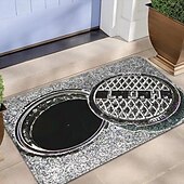 cheap Doormats-Cobblestone Wellcover Doormat Kitchen Mat Floor Mat Non-Slip Area Rug Oil Proof Rug Indoor Outdoor Mat Bedroom Decor Bathroom Mat Entrance Rug