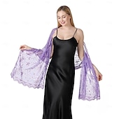 levne Šály-vyšívaný šátek hvězdného měsíce na svatební šaty nevěsty, večerní šaty, qipao a dámský šátek
