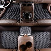 cheap Automotive Interior Accessories-Car Floor Mats Durable Waterproof Set of Universal Auto Rugs for Enhanced Interior Protection