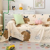 お買い得  ソファブランケット-ブラックテクノロジー夏クールソファカバー布シンプルでモダンなソファカバー猫の傷防止布多機能クッションタオル