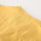 billiga T-shirts och skjortor för pojkar-Pojkar 3D Ensfärgat Skjortor Långärmad Sommar Vår Mode Grundläggande Lilla barn (4-7år) 4-7 år Tröjkrage Utomhus Ledigt Dagligen Normal