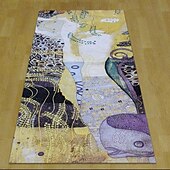 billiga Jacquardvävda gobelänger-jacquardvävd gobeläng gobelin aubusson väggkonst hängande vävstol bomullsväv stor gobeläng reproduktion vattenormar belgisk gobeläng (utan tofsar och stång)
