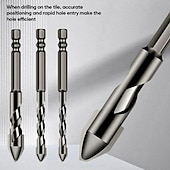 economico Strumenti manuali-set di punte elicoidali eccentriche ad alta resistenza - acciaio ad alta velocità per legno, plastica e metallo - strumento di filettatura versatile e durevole - dimensioni disponibili 6 mm, 8 mm, 10