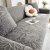 billiga Sofföverdrag-jacquard sammet elastiskt sofföverdrag all-inclusive universalöverdrag fyra säsonger universal ny 2024 anti-katt repor dammsäker sofföverdrag