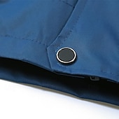 abordables Softshell, polares y chaquetas de montaña-Hombre Chaqueta Softshell Chaqueta para senderismo Al aire libre Bloque de color Resistente al Viento Resistente al Agua Sudadera Chaqueta cortavientos Camping / Senderismo / Espeleología Viaje Negro