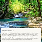 billige Skogteppe-landskap natur foss hengende billedvev skog landskap veggkunst stor billedvev veggmaleri dekor fotografi bakteppe teppe gardin hjem soverom stue dekorasjon