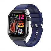 Χαμηλού Κόστους Smartwatch-et280 έξυπνο ρολόι 2.04 amoled μεγάλη οθόνη bluetooth κλήση ΗΚΓ ανίχνευση καρδιακού παλμού παρακολούθηση υγείας sos αθλητικό smartwatch