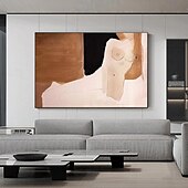 preiswerte Nude Art-Akt-Ölgemälde, handgefertigt, abstrakte Frauenfigur, Ölgemälde, handgemachte Leinwandkunst, modernes geometrisches Gemälde auf Leinwand, großes minimalistisches Ölgemälde, Wandkunst, Aktgemälde für