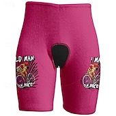 billige Shorts, tights og bukser for menn-Herre Sykkelshorts Sykkel Shorts Slank Fasong sport Grafisk Pustende Hurtigtørkende Høy Elastisitet Bekvem Gul Rosa Klær Sykkelklær