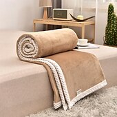 お買い得  ベッドブランケット-冬用の豪華なスローブランケット。とても柔らかくて心地よく、暖かく保ちます。寒い季節に寄り添うのに最適です。高品質の豪華な生地で作られており、最大限の快適さを実現。ベッド、ソファ、またはくつろぎに最適です。