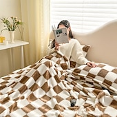 abordables Couvertures de lit-Couverture de lit en velours de coton avec motif panda - ultra douce et confortable pour un confort en toute saison - imprimé panda adorable et fantaisiste - parfait pour ajouter une touche de fun à votre chambre