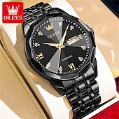 cheap Mechanical Watches-New Olevs Olevs Brand Fashion Trend Men&#039;S Business Watch Decorative Luminous Calendar Week Display Automatic Mechanical Watch Leisure Waterproof Sports Watch