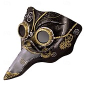levne Maska-Morový doktor Karnevalová maska Maska Kostým Dospělé Pánské Dámské Strašidelný kostým předvečer Všech svatých Karneval Jednoduchý karnevalový kostým